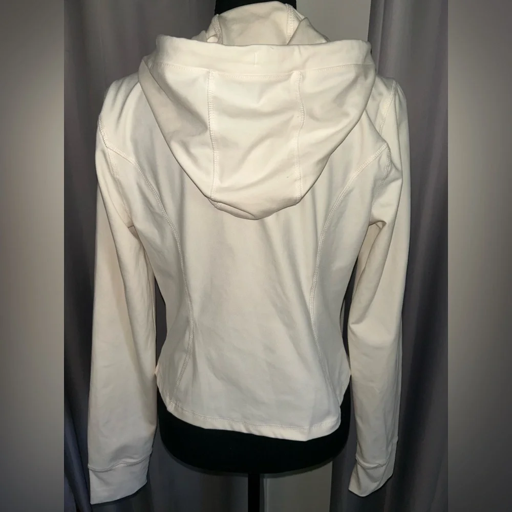 Yogalicious Lux Lightweight Hooded Full Zip Yoga Jacket Large - Picture 2 of 5